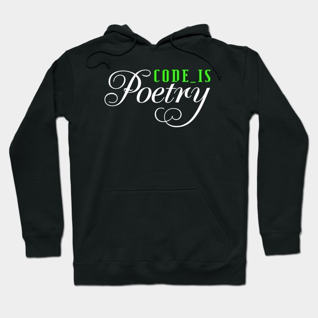 CODE IS POETRY Hoodie by officegeekshop